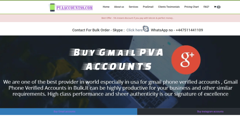 PVA Accounts gmail