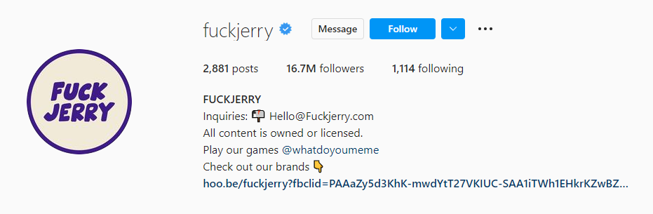 fuckjerry instagram account