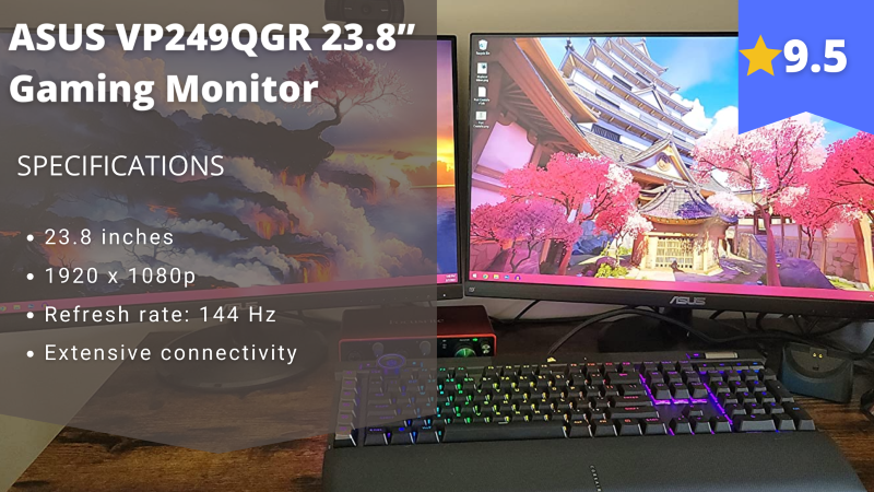 ASUS VP249QGR 23.8 Gaming Monitor