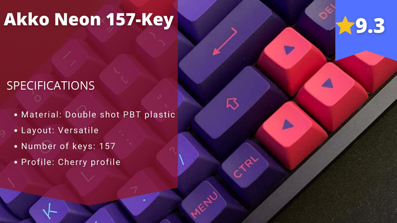 Akko Neon 157 Key