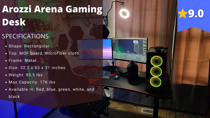 Arozzi Arena Gaming Desk