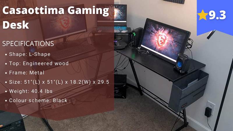 Casaottima Gaming Desk