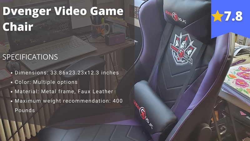 Dvenger Video Game Chair