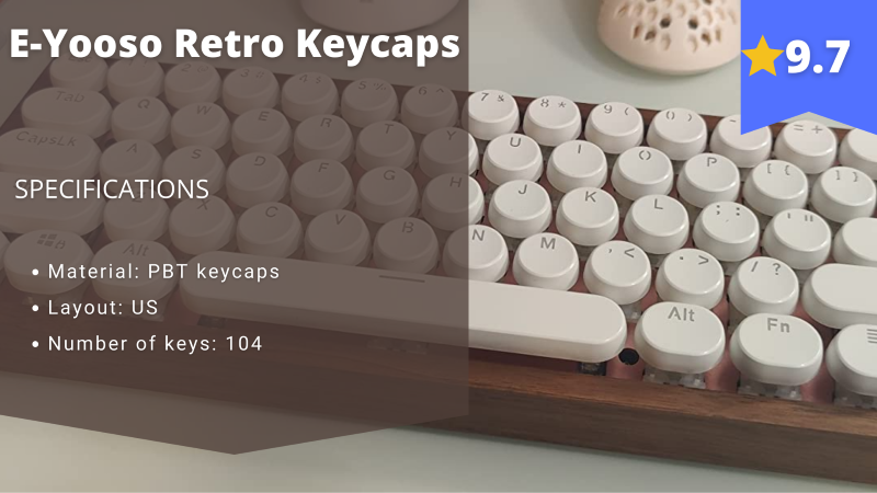 E YOOSO Retro Keycaps