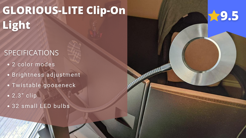 GLORIOUS LITE Clip On Light