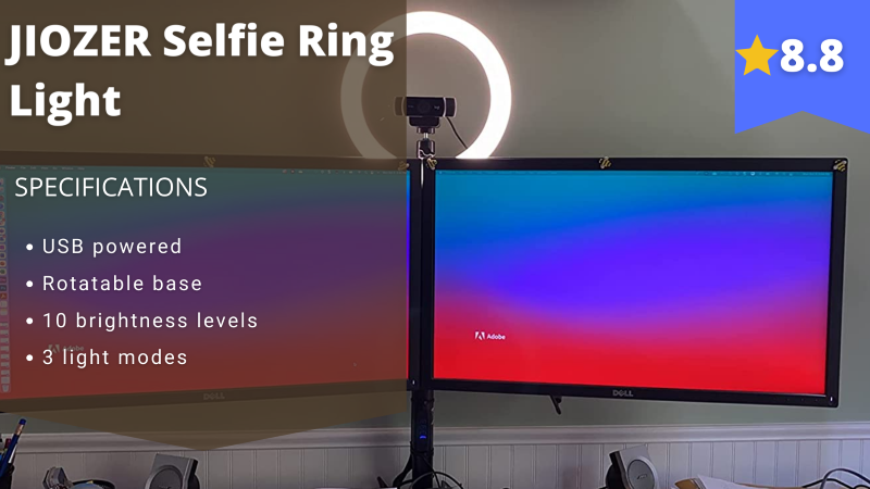 JIOZER Selfie Ring Light