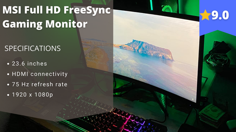 MSI Full HD FreeSync Gaming Monitor