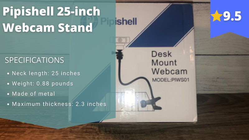 Pipishell 25 inch Webcam Stand