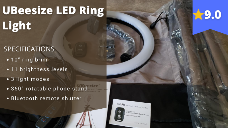 UBeesize LED Ring Light