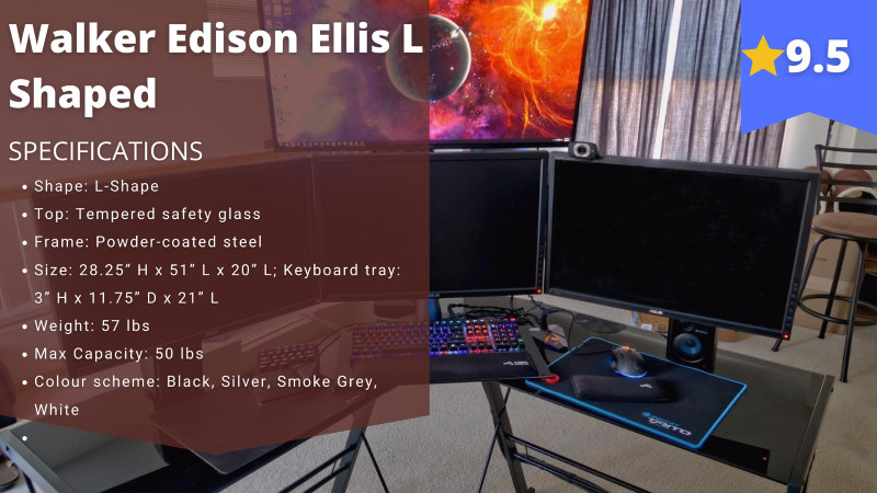 Walker Edison Ellis L Shaped