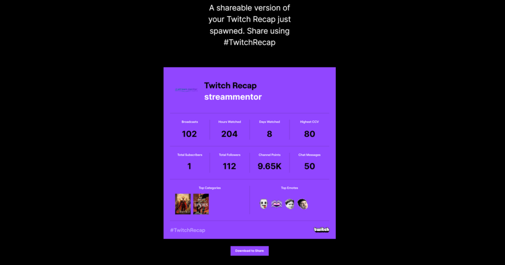 How To Get Your Twitch Recap For 2024 In One Click