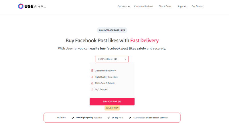 UseViral buy facebook likes