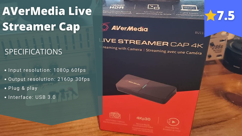 AVerMedia Live Streamer Cap