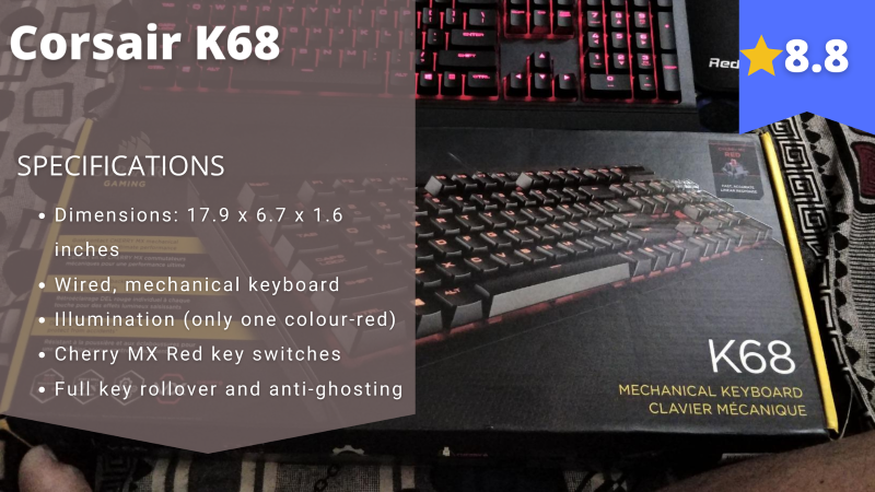 Corsair K68