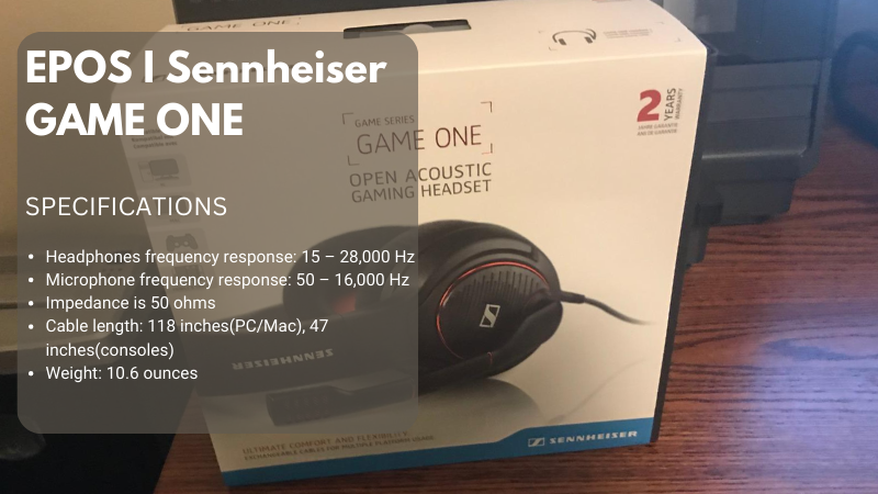 EPOS I Sennheiser GAME ONE