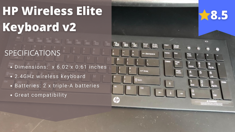 HP Wireless Elite Keyboard v2