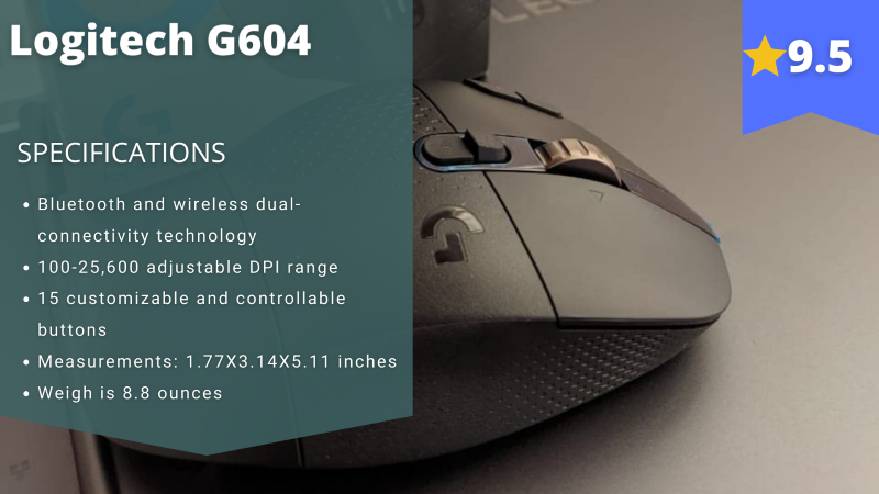 Logitech G604 LIGHTSPEED Wireless Gaming Mouse