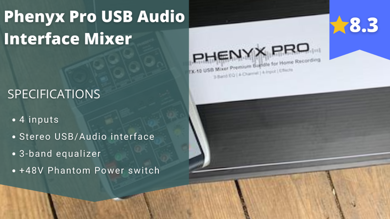 Phenyx Pro USB Audio Interface