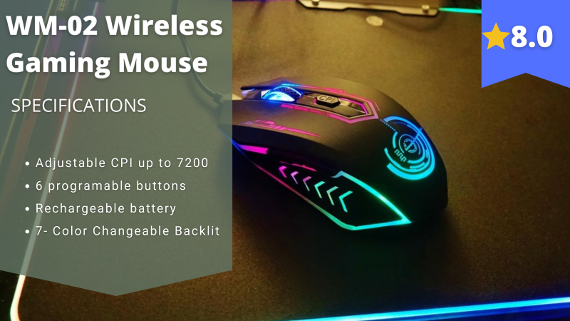 WM 02 Wireless Gaming Mouse