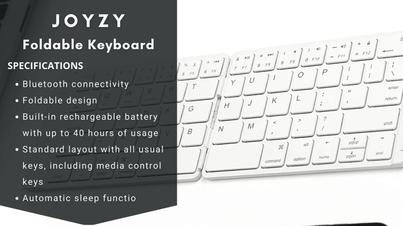 Joyzy Foldable Keyboard