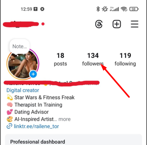 check recent instagram followers in app