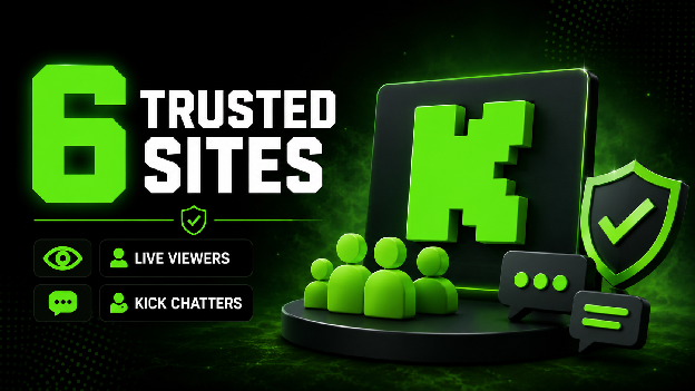 Kick live viewers and chatters comparison