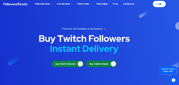 FollowersPanda Kick viewers and chatters