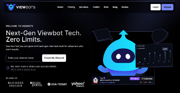 Viewbots.com Kick viewers